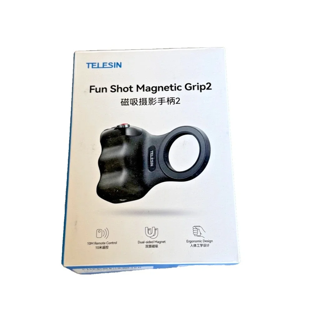 Telesin Fun Shot Magnetic Grip2 Remote Control Ergonomic Selfie Device